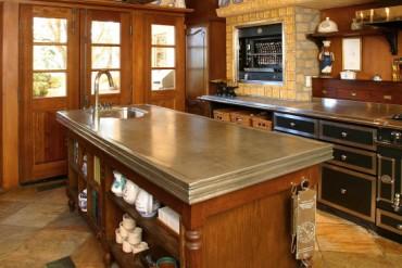 Lead free and food safe pewter creates the most luxurious counters